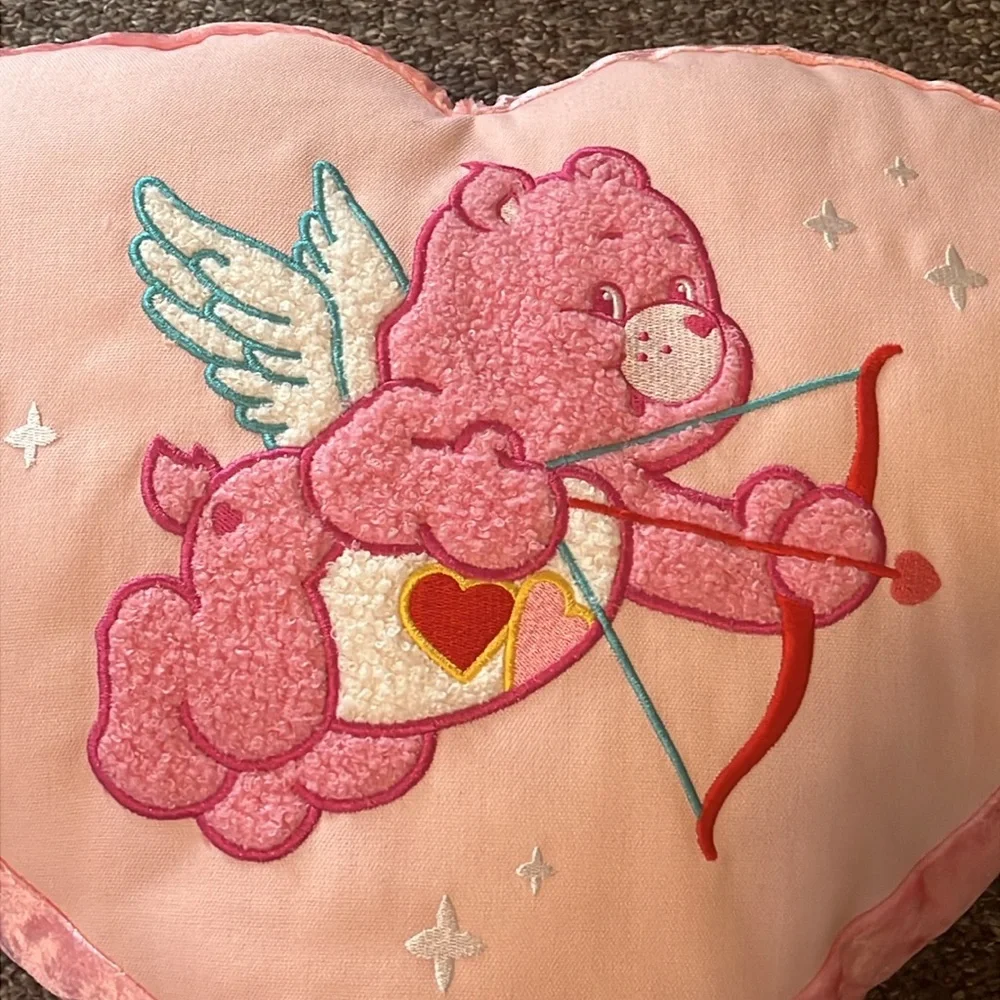Carebear heart pillow